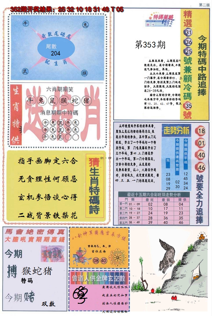 2024353期曾道人内幕消息B
