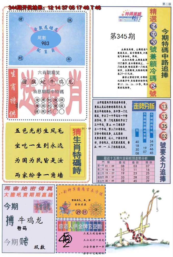 2024345期曾道人内幕消息B