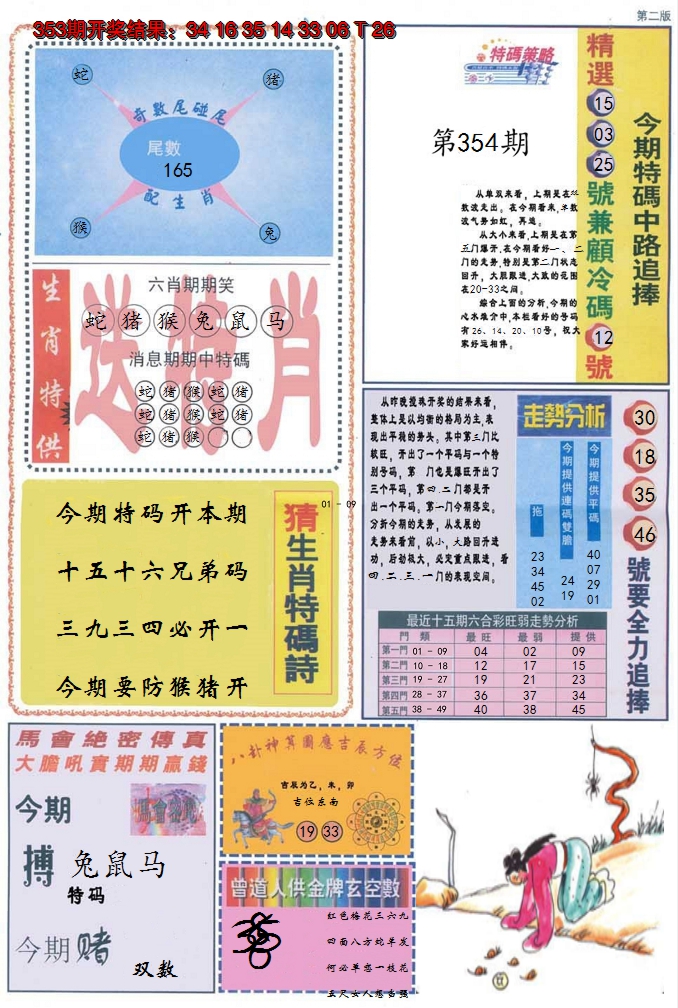 2024354期曾道人内幕消息B