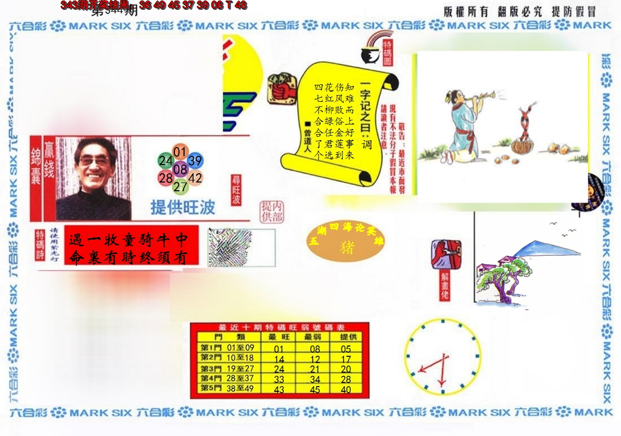 2024344期特码王(信封)