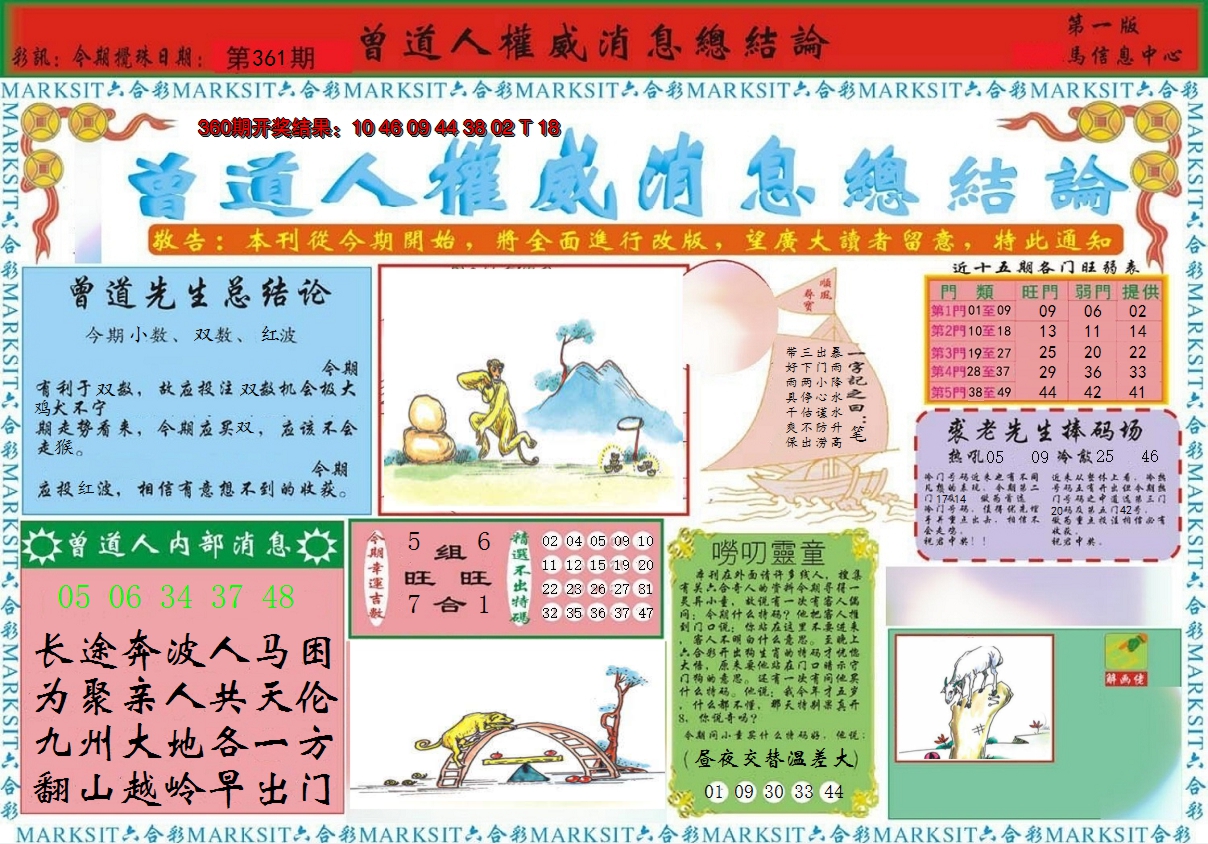 2024361期曾道人权威消息A