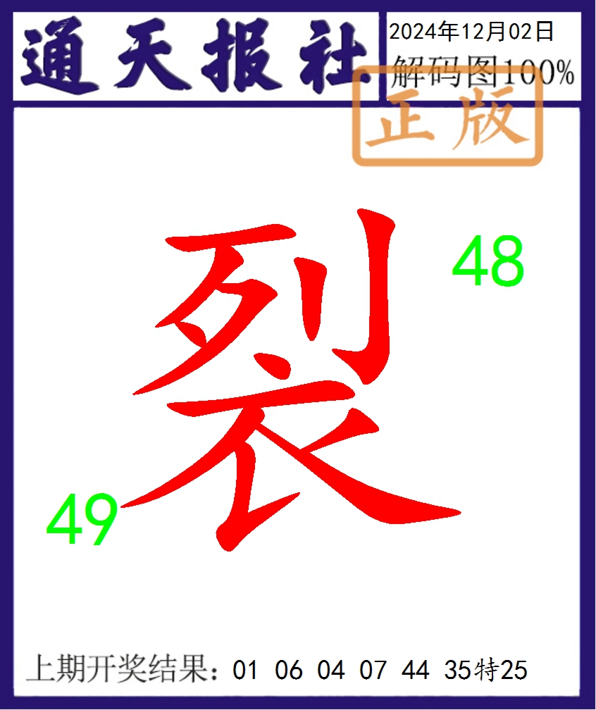 2024337期通天报解码图