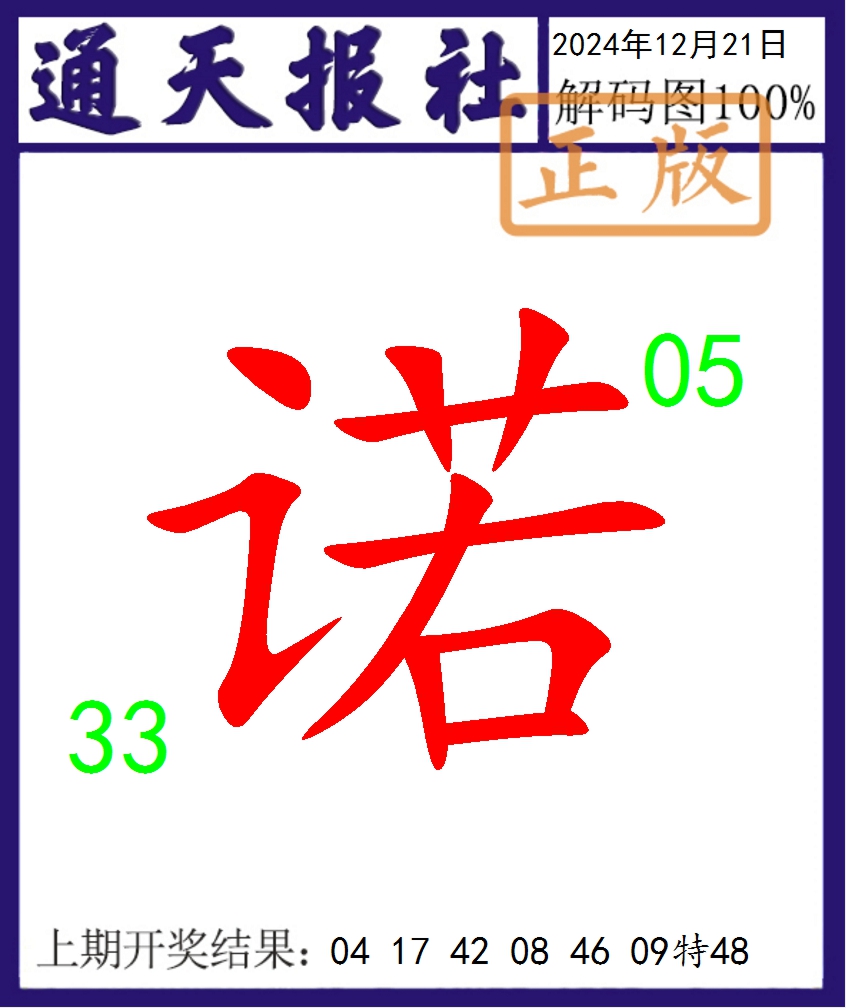 2024356期通天报解码图