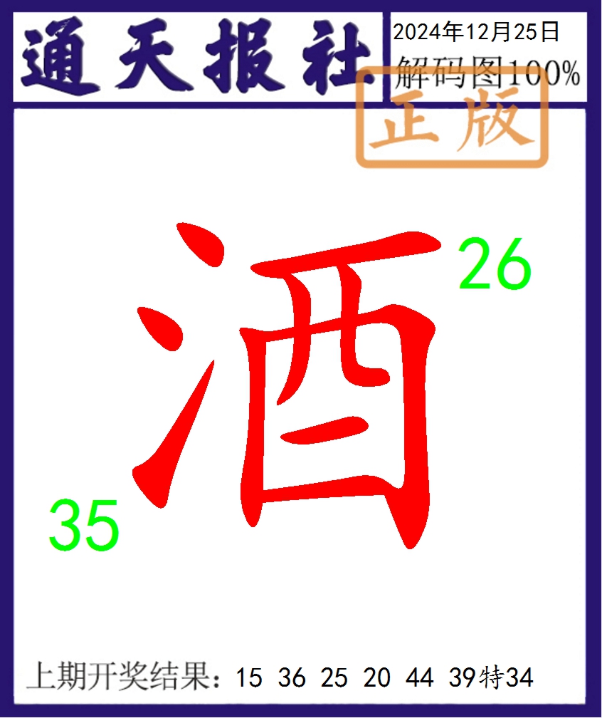 2024360期通天报解码图