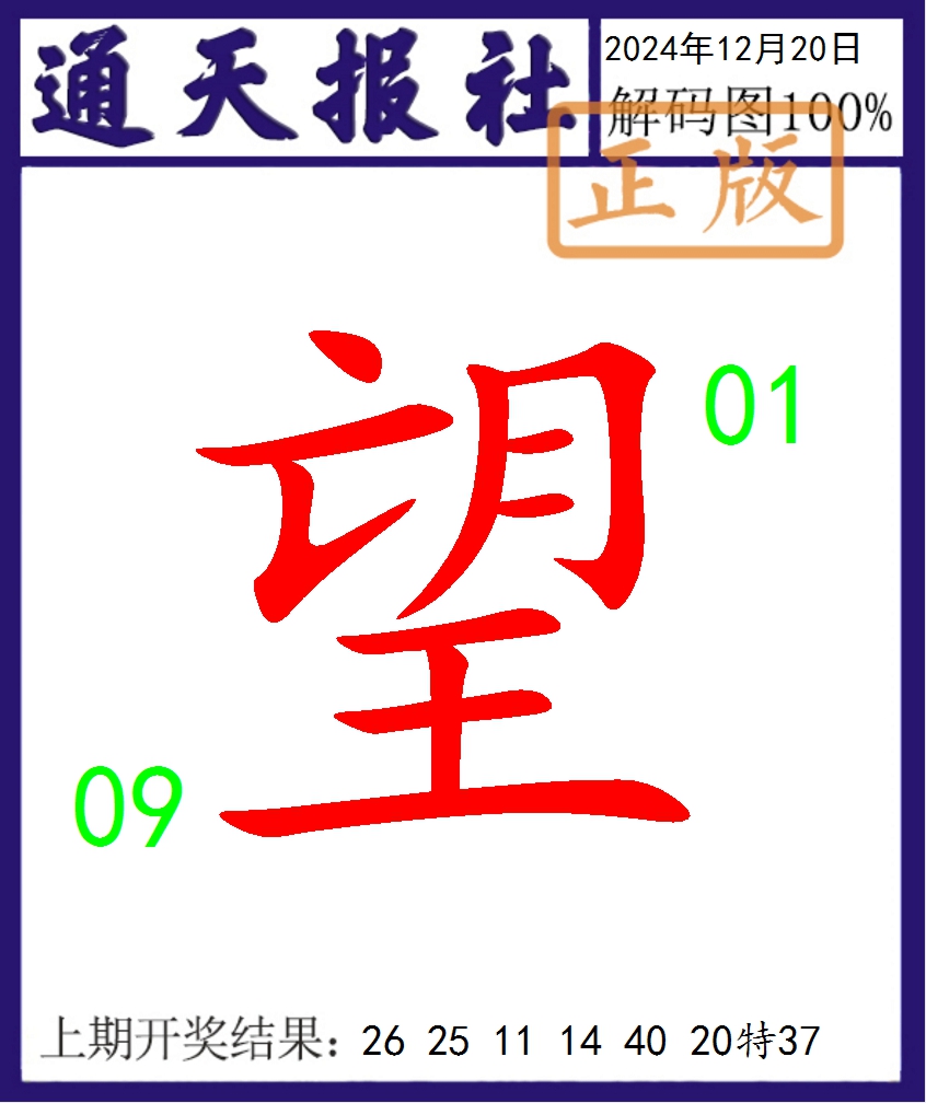 2024355期通天报解码图