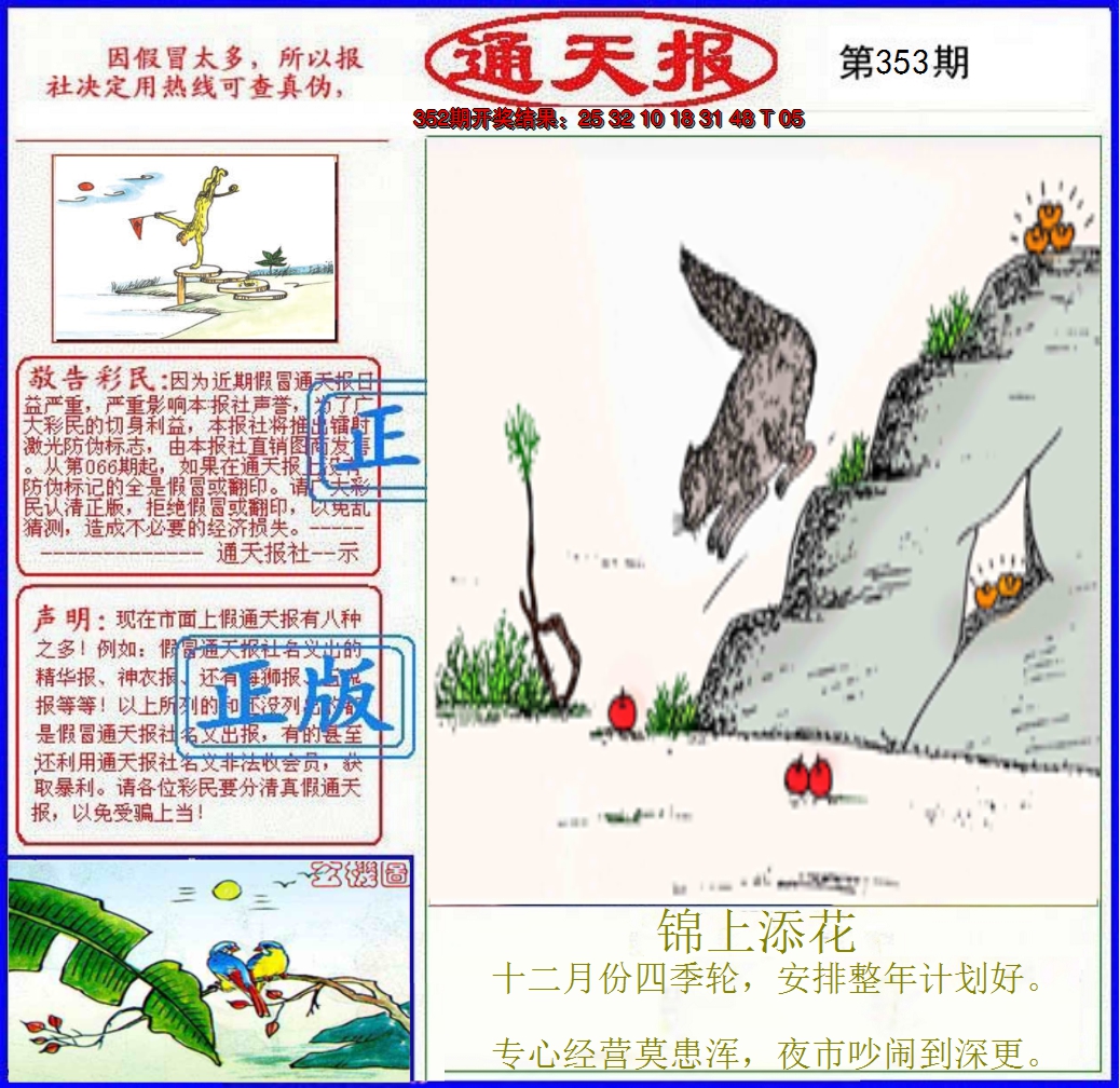 2024353期正版通天报