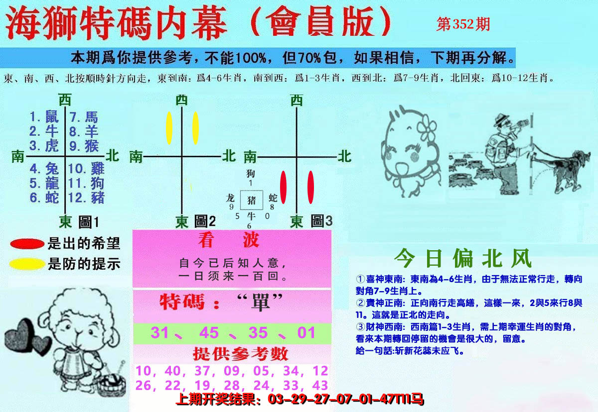 2024352期另版海狮特码内幕报
