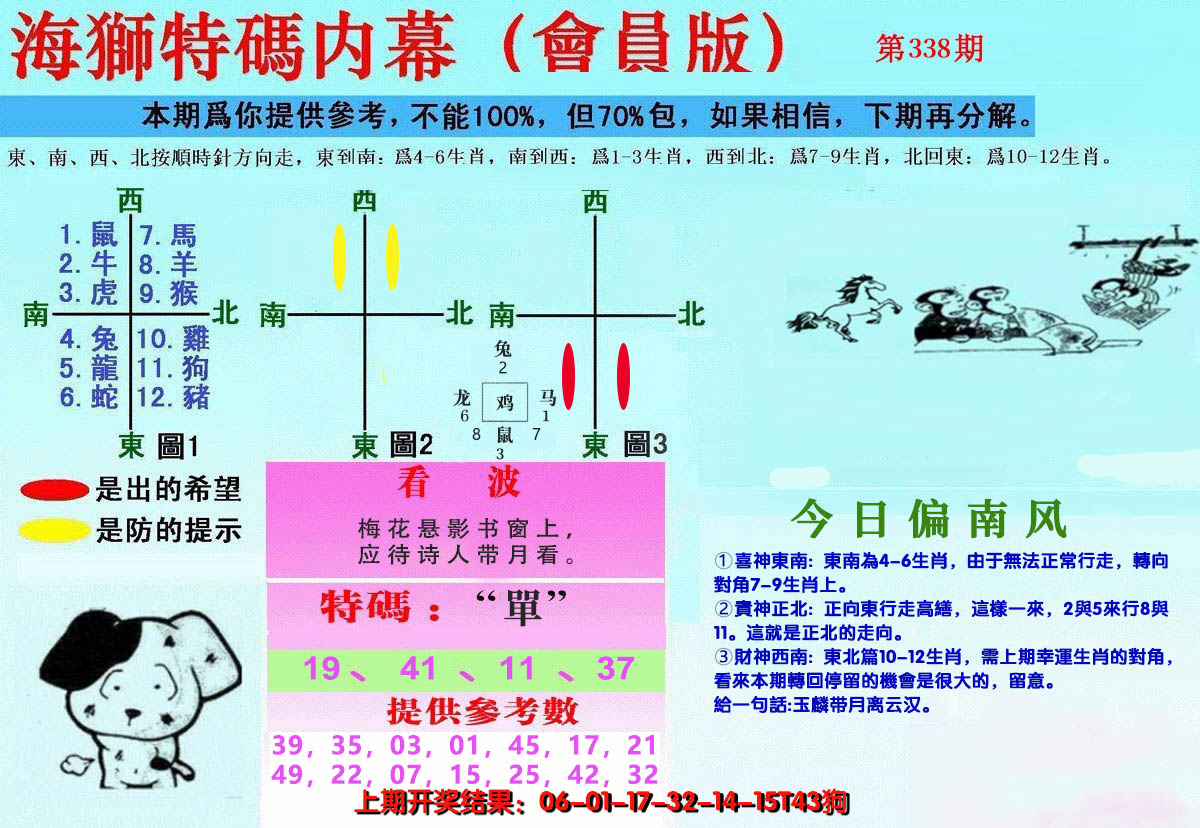 2024338期另版海狮特码内幕报