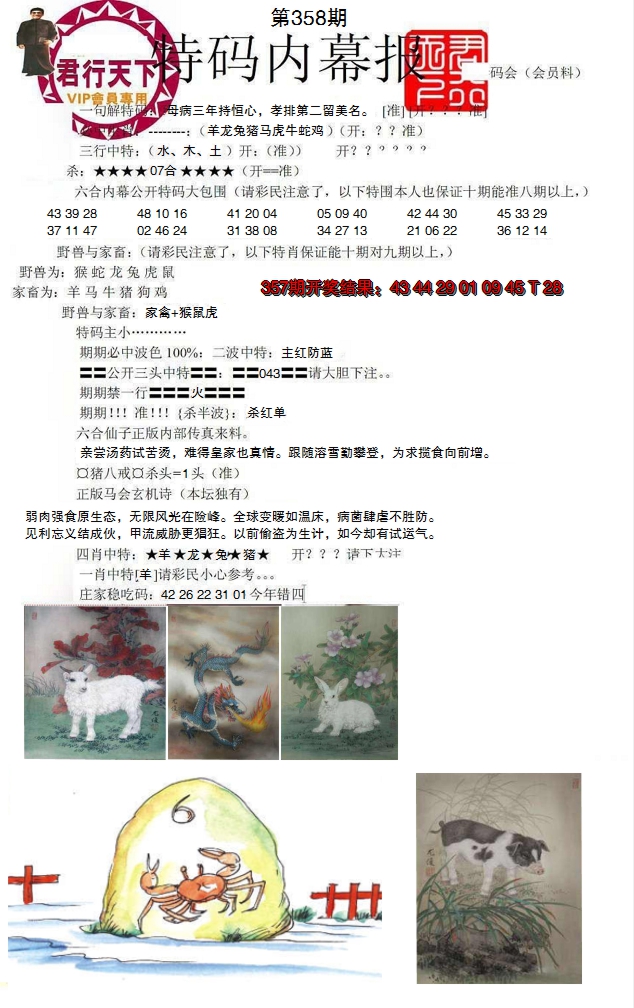 2024358期特码内幕报