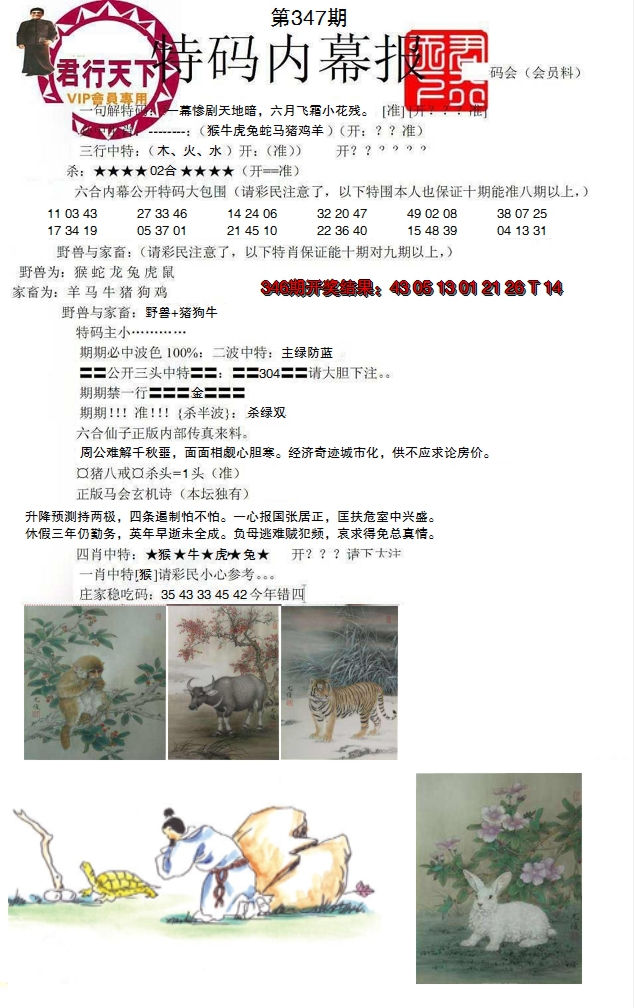 2024347期特码内幕报