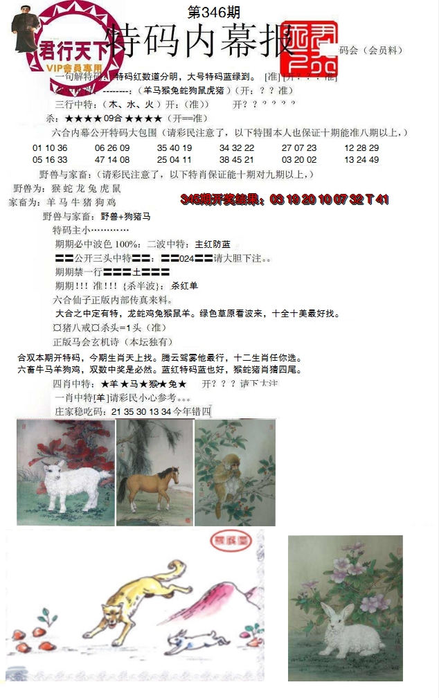 2024346期特码内幕报