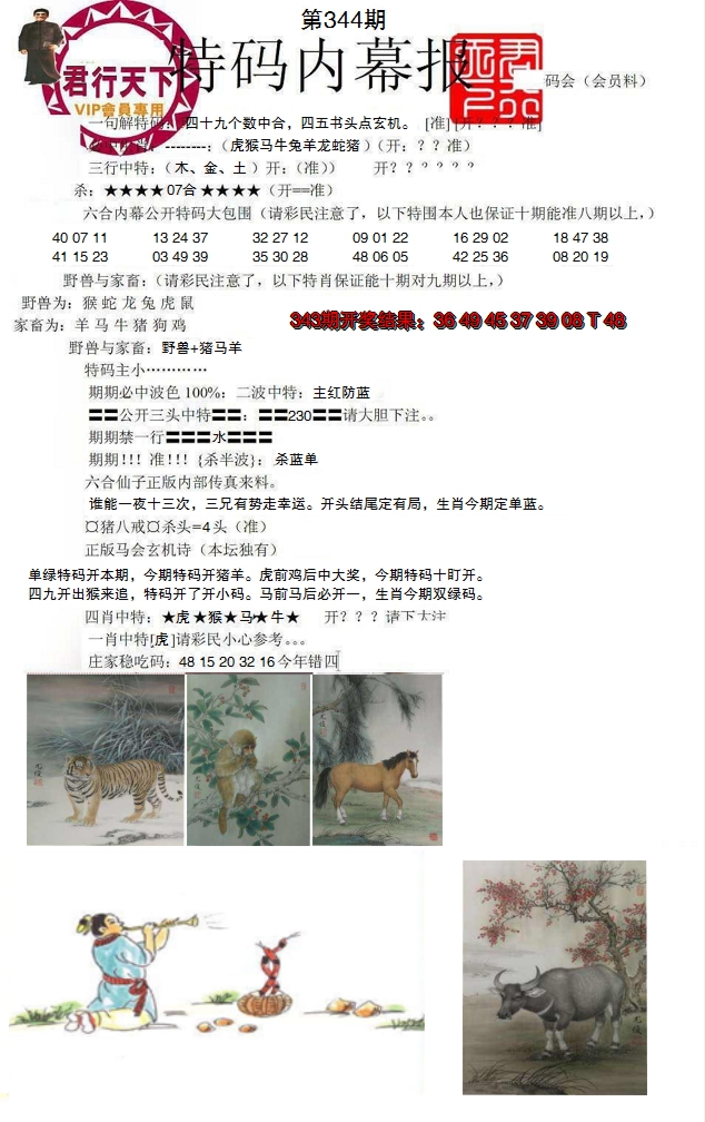 2024344期特码内幕报