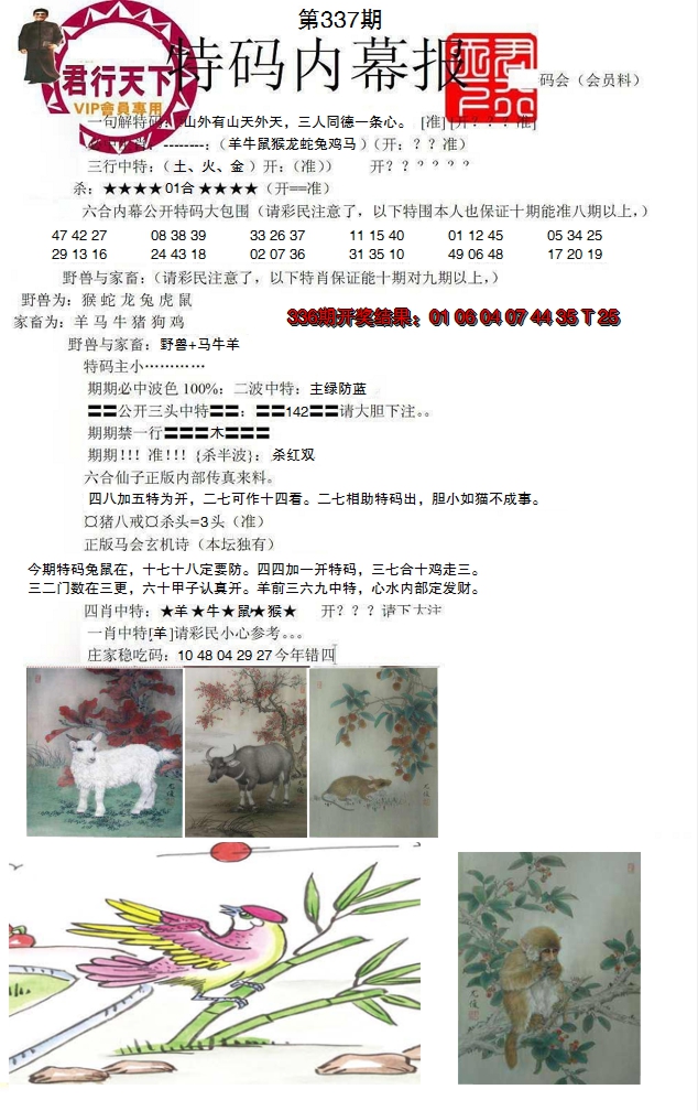 2024337期特码内幕报