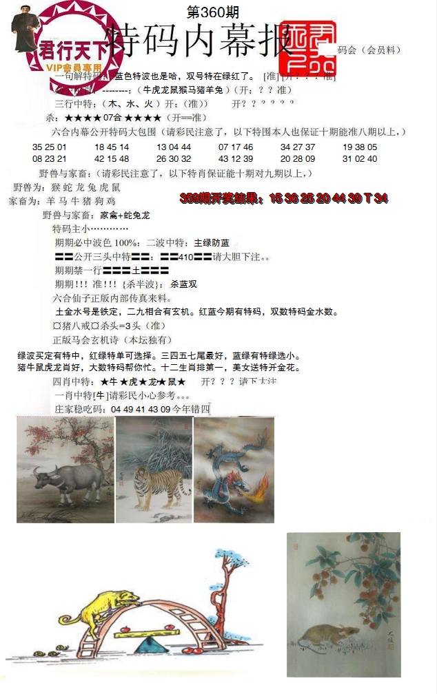 2024360期特码内幕报