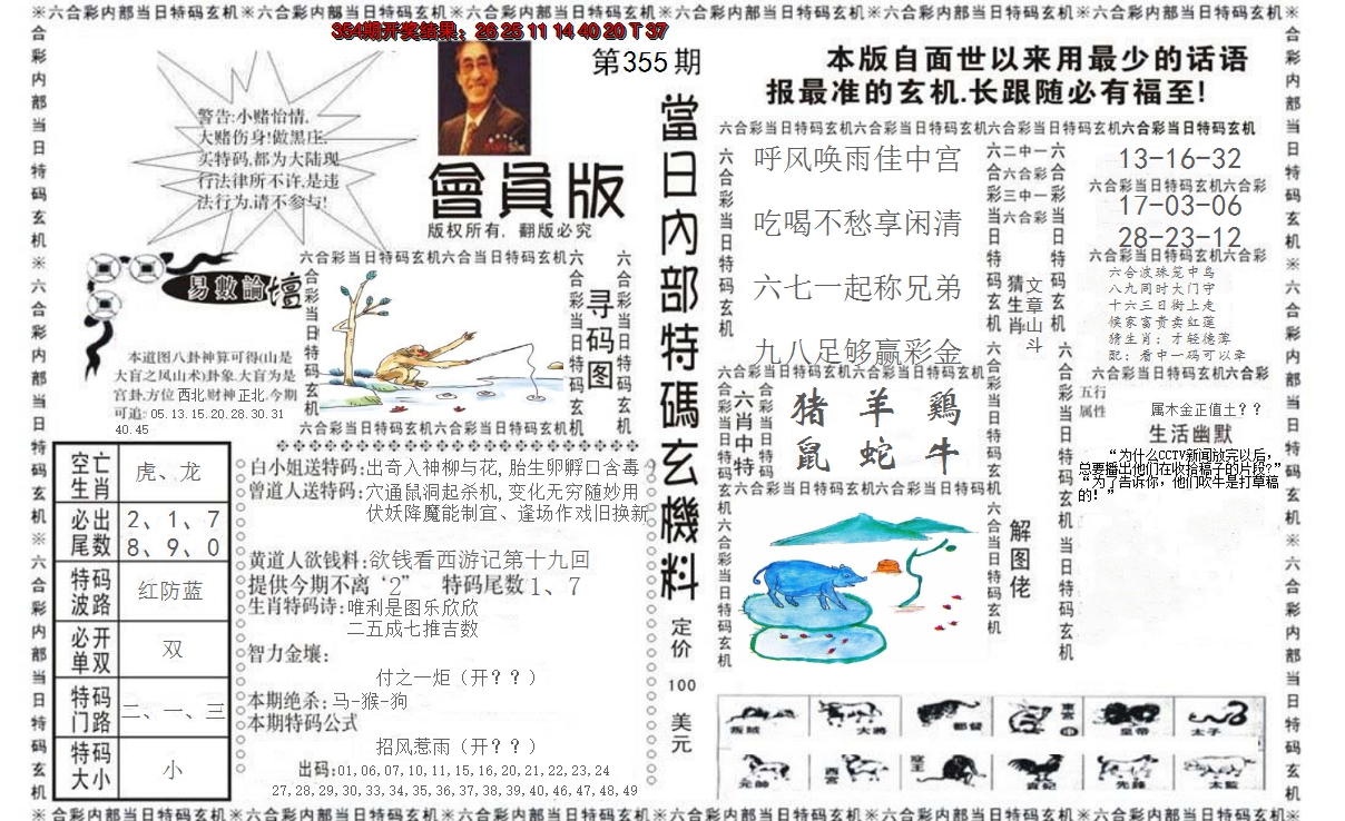 2024355期当日特码玄机报