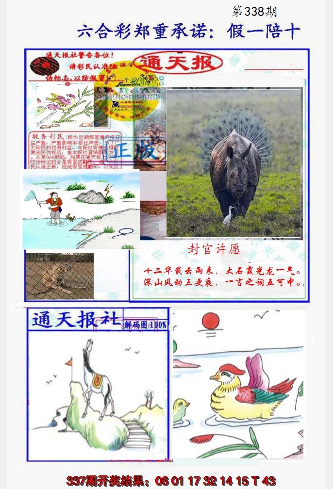 2024338期假一陪十通天报