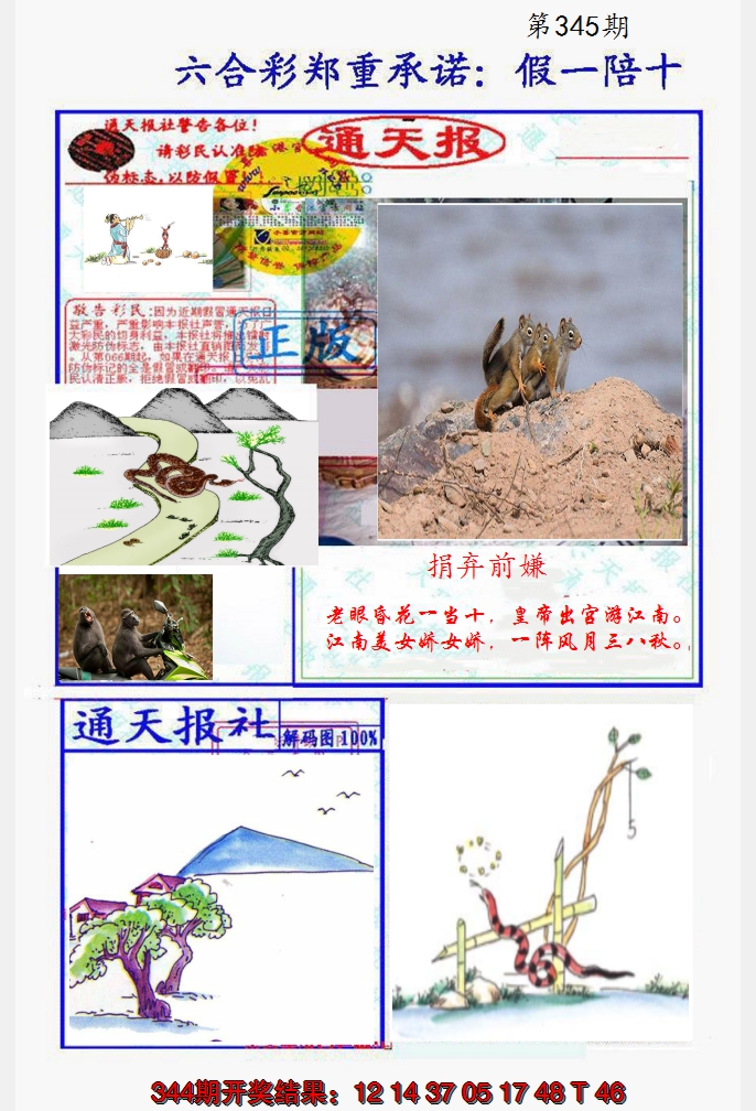 2024345期假一陪十通天报