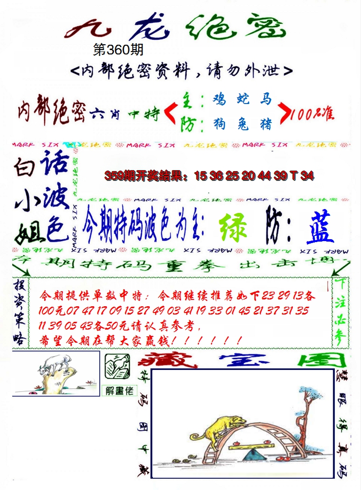 2024360期九龙密报