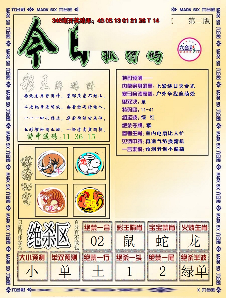 2024347期今日抓特码-B