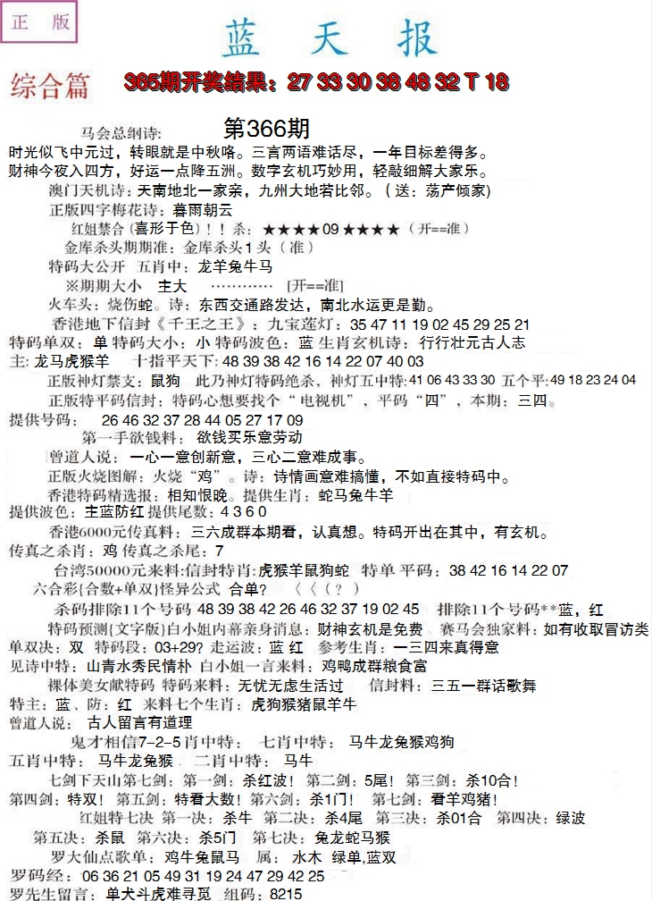 2024366期蓝天报A