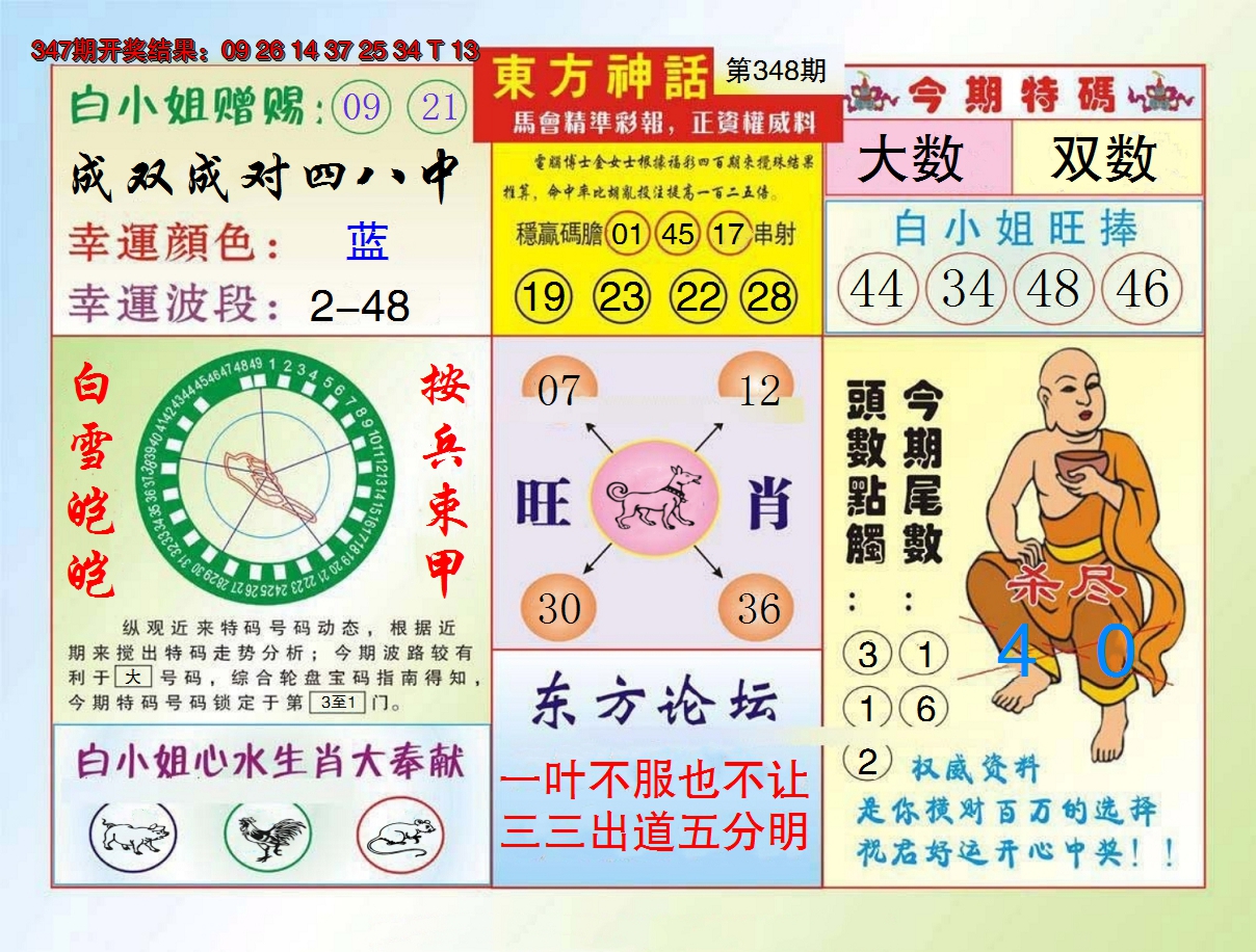2024348期东方神话