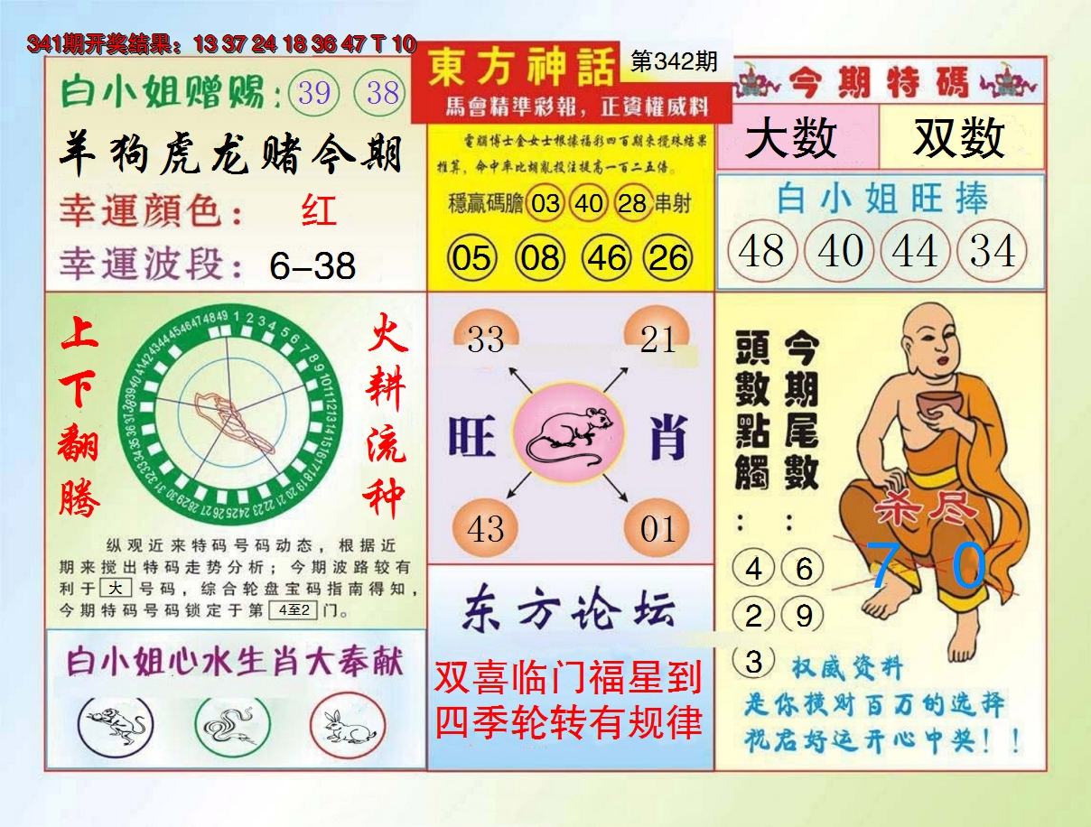2024342期东方神话