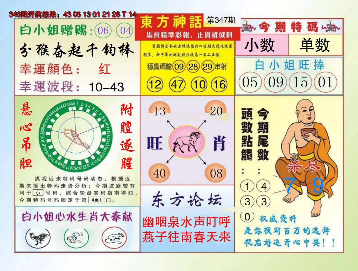 2024347期东方神话