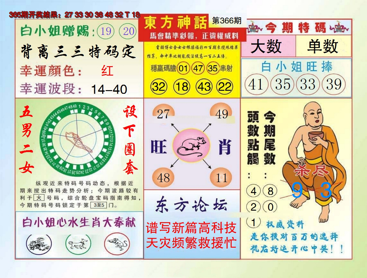 2024366期东方神话