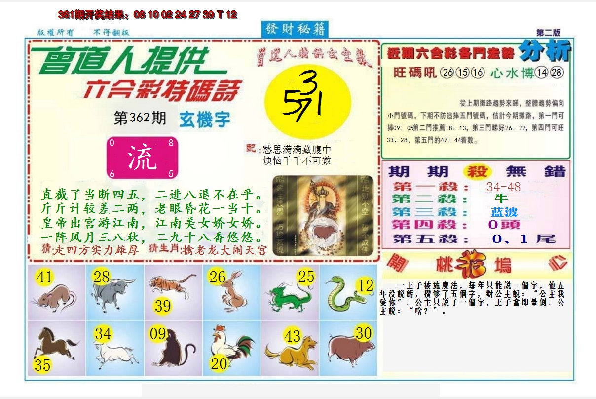 2024362期发财秘籍B