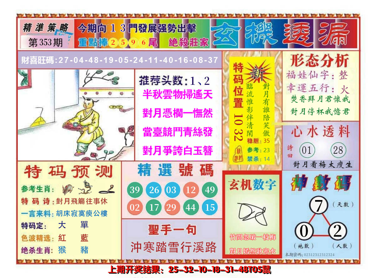 2024353期玄机透漏