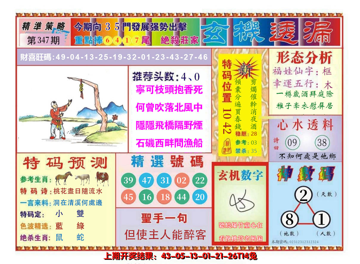 2024347期玄机透漏