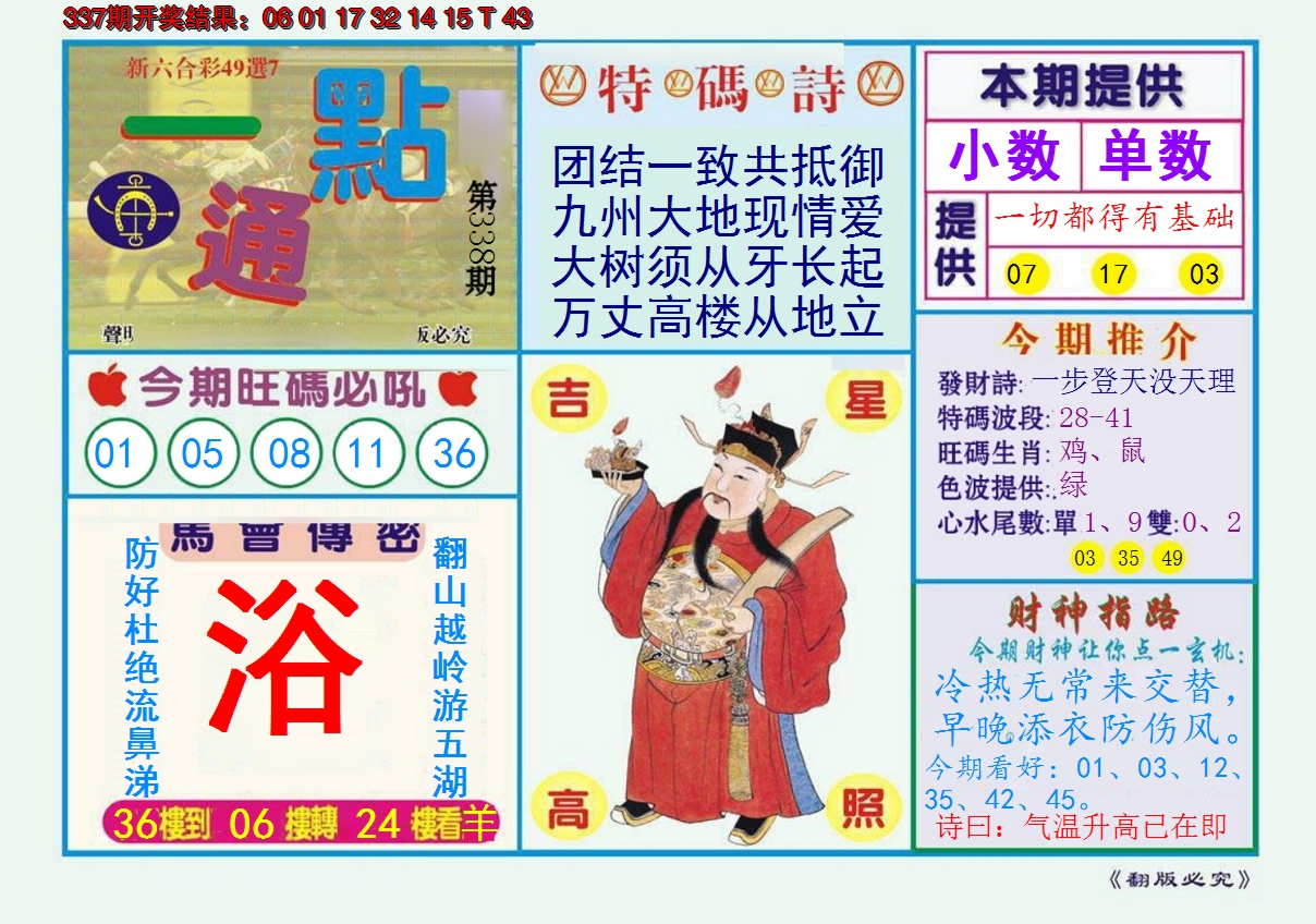 2024338期一点通