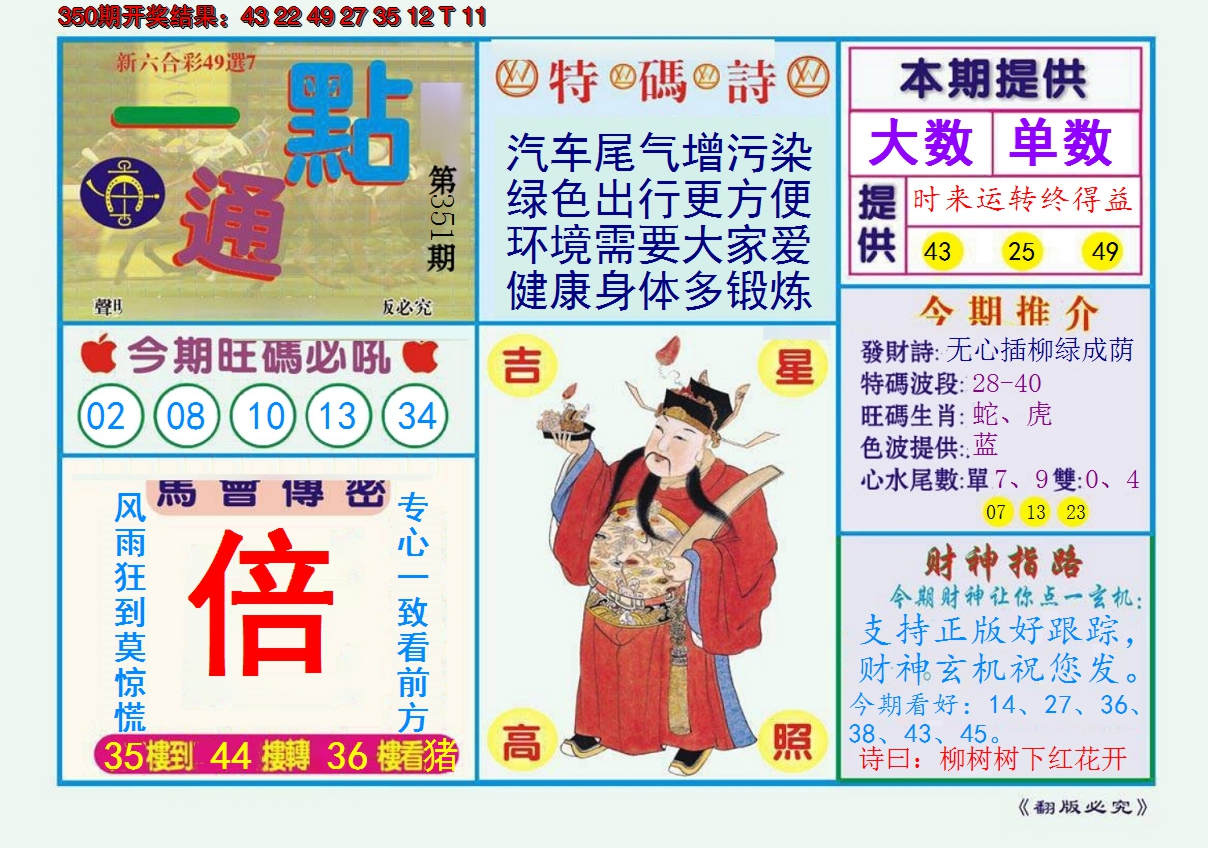 2024351期一点通