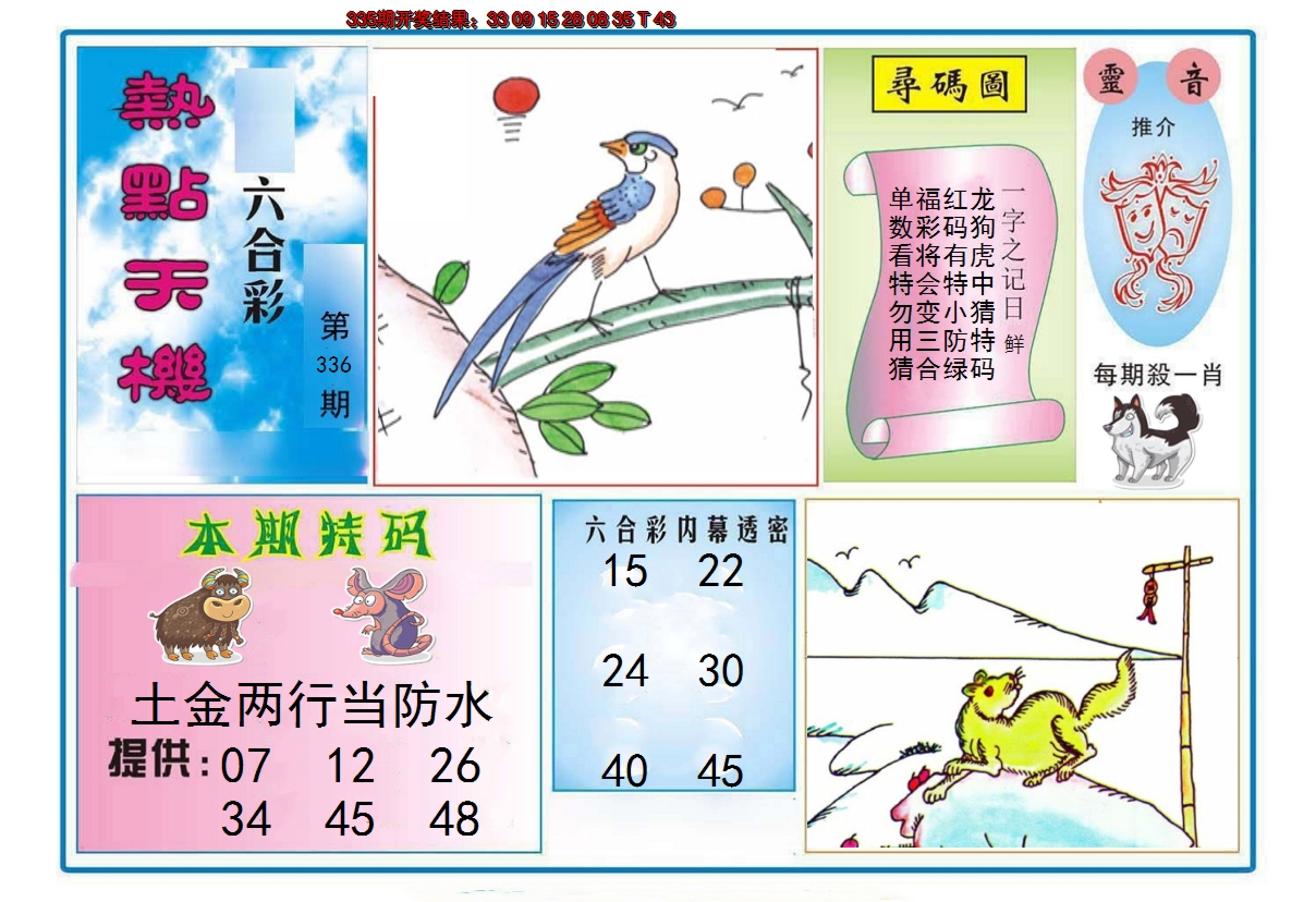2024336期热点天机