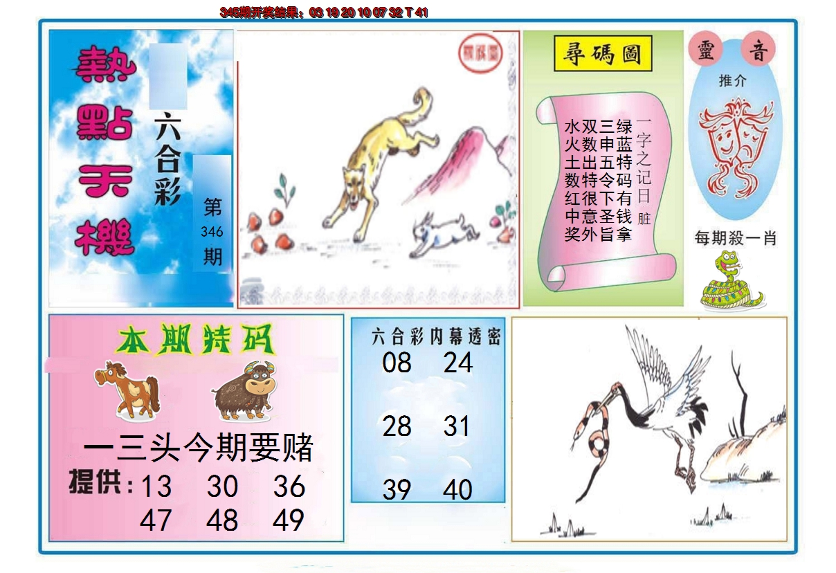 2024346期热点天机