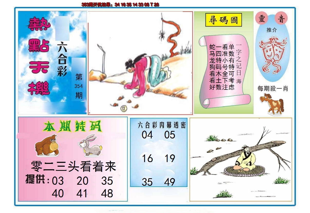 2024354期热点天机