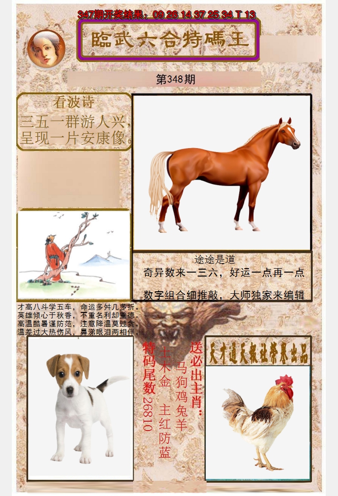 2024348期临武六合特码王
