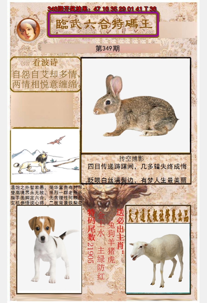 2024349期临武六合特码王