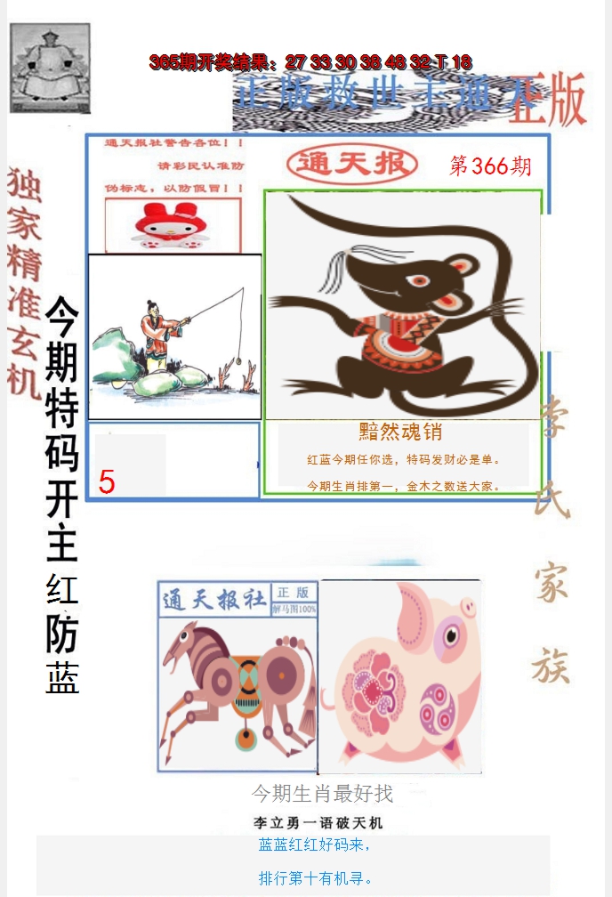 2024366期李力勇通天报