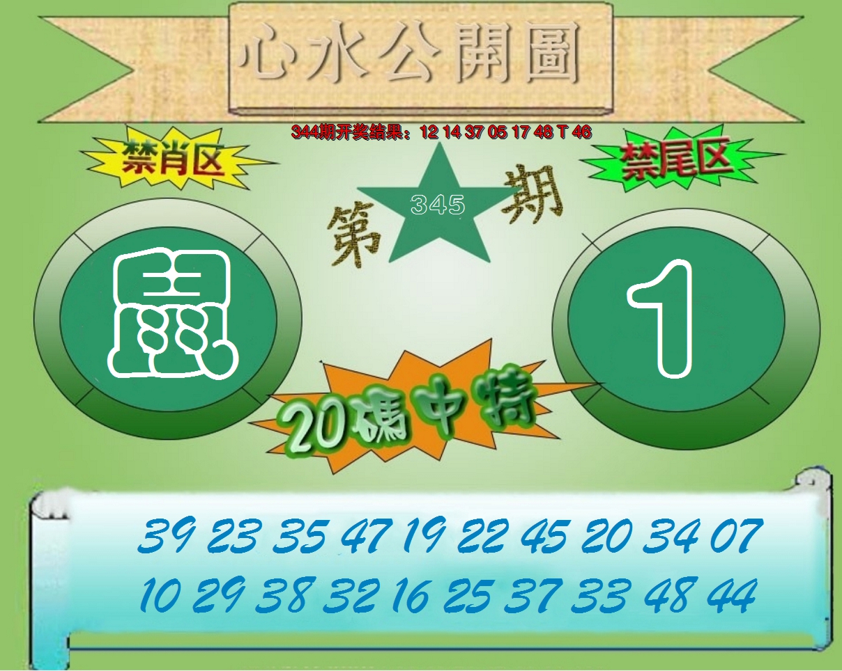 2024345期心水公开图