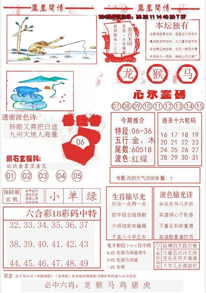 2024355期凤凰闲情B