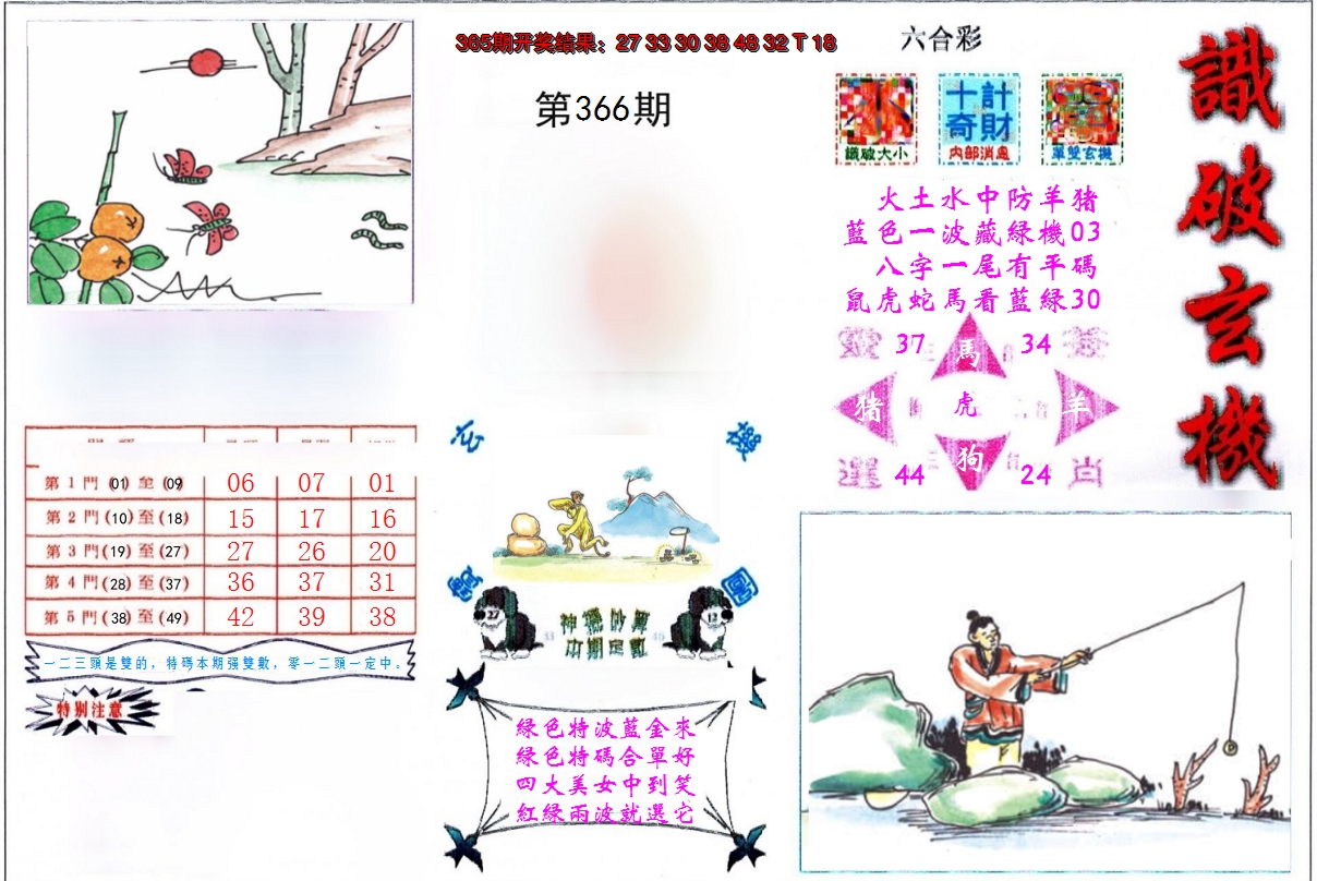 2024366期识破玄机