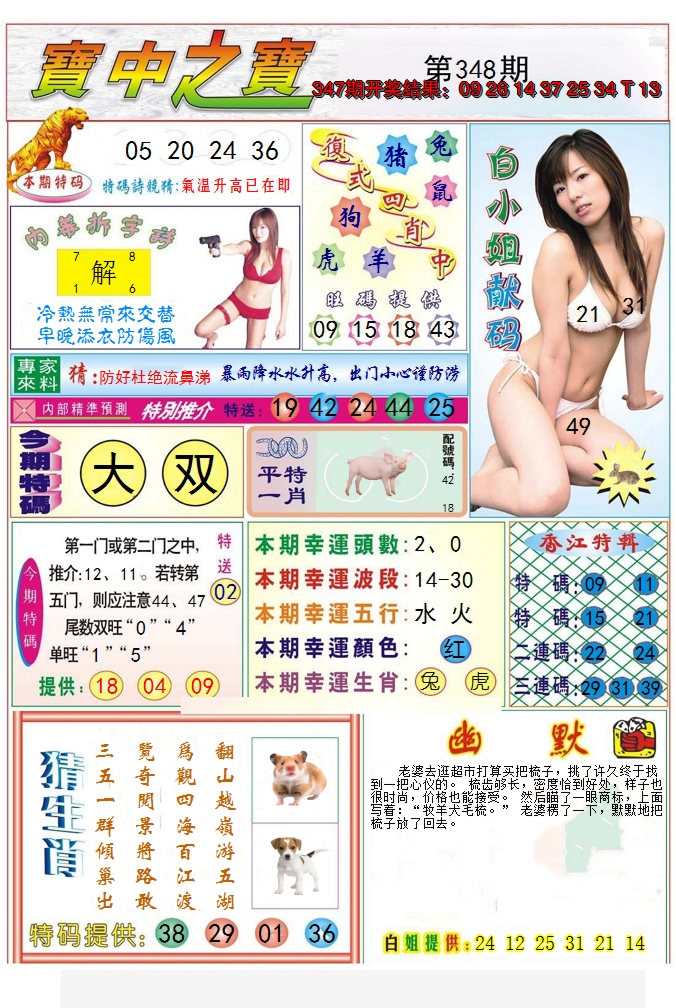 2024348期宝中之宝