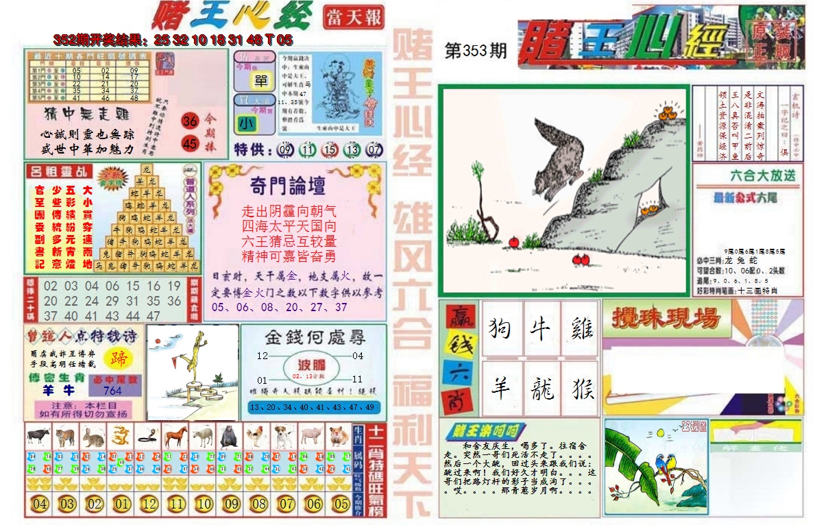 2024353期赌王心经