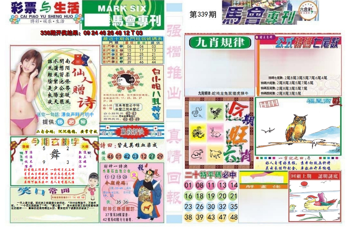 2024339期马会专刊A