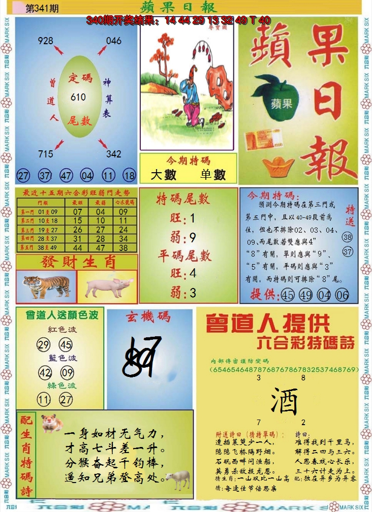 2024341期青苹果日报