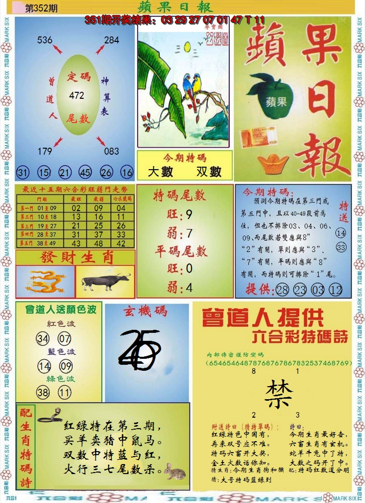 2024352期青苹果日报