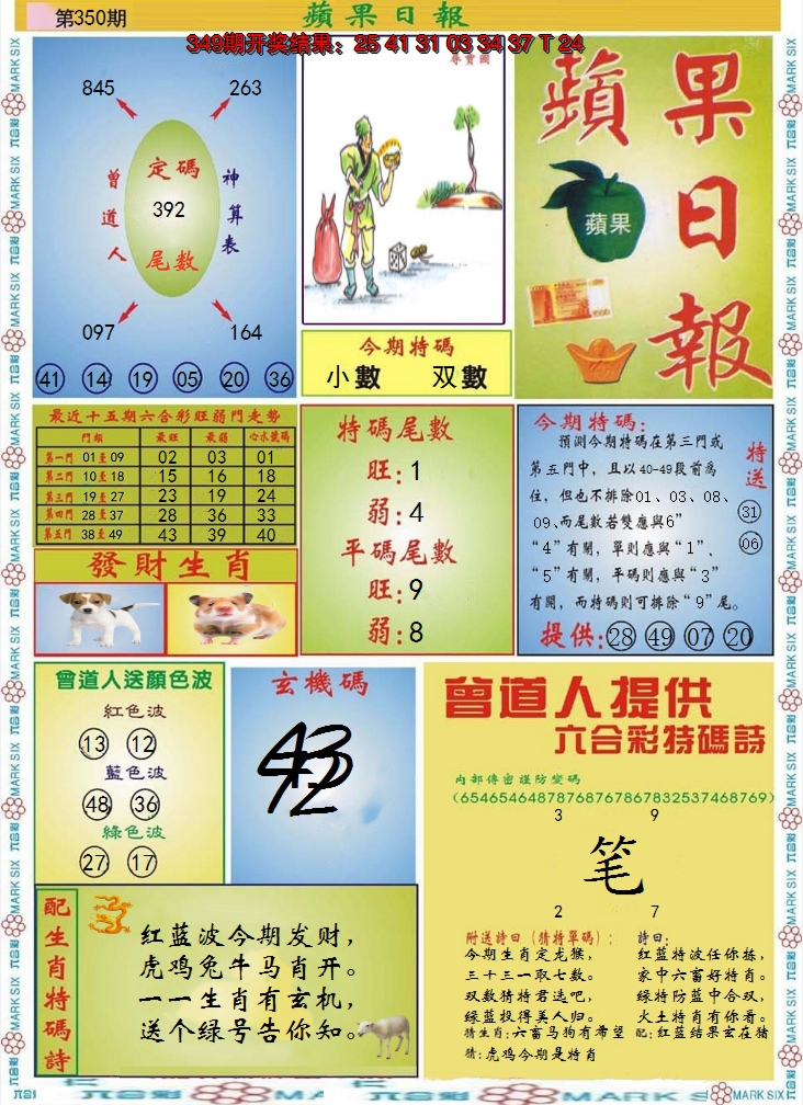 2024350期青苹果日报