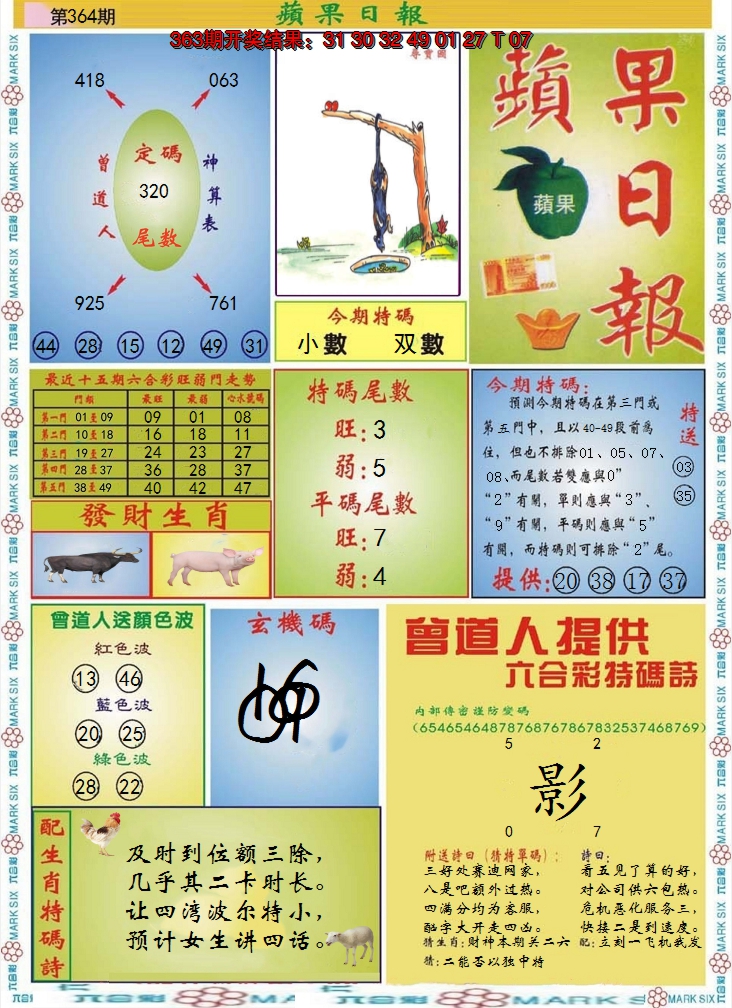 2024364期青苹果日报