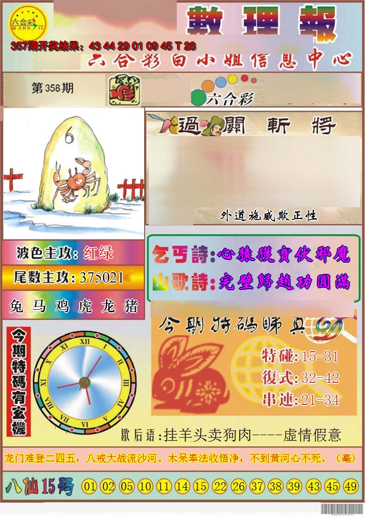 2024358期九龙数理报